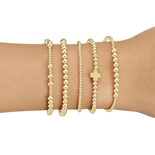 18K Gold Plated Cross Bracelet