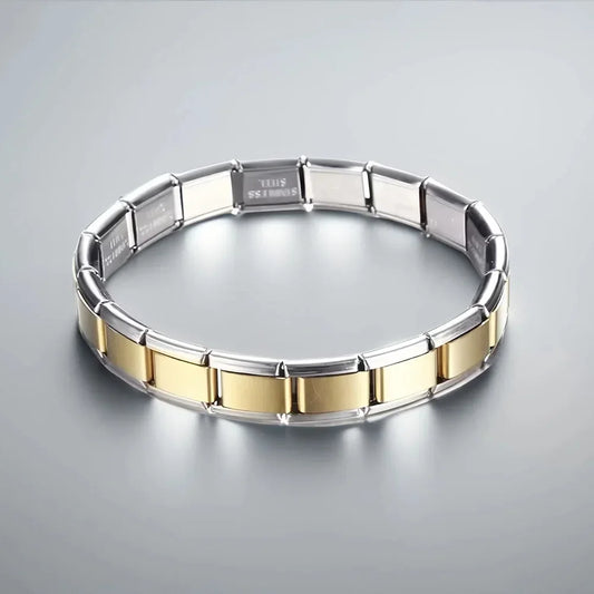 A versatile 9mm wide Italian-style charm link