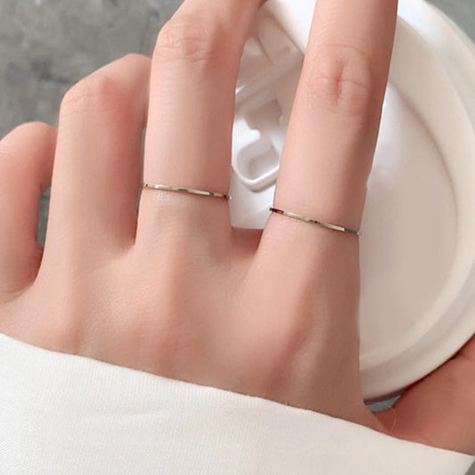 Minimalist Thin Knuckle Ring