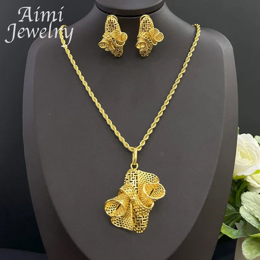 Italian Ethiopian Jewelry Set