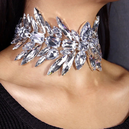 Vintage Crystal Choker Necklace