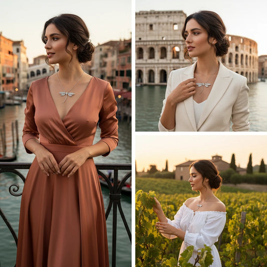 Sterling Silver Dragonfly Necklace