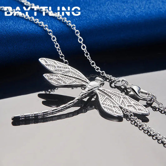 Sterling Silver Dragonfly Necklace